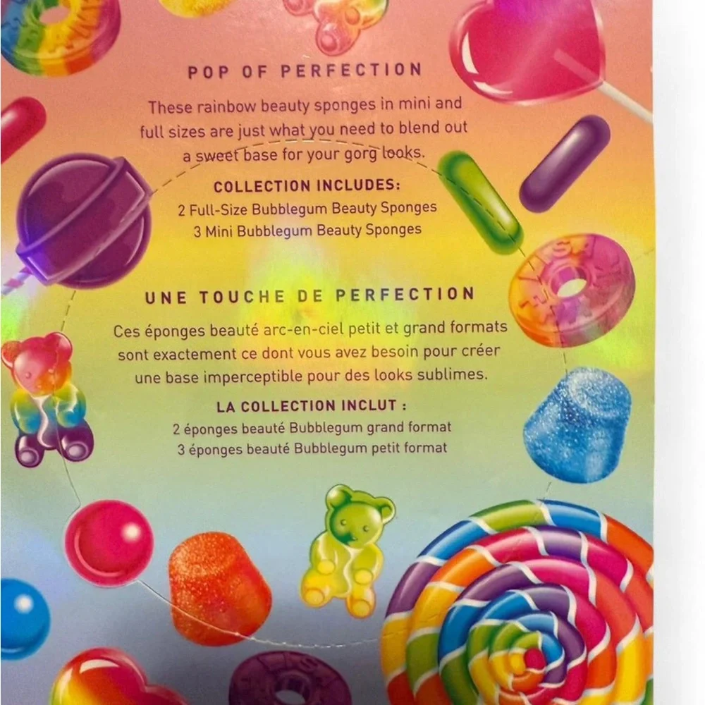 Morphe ❤️ Lisa Frank Treat Me Sweet Beauty Sponge Set - Picture 2 of 3